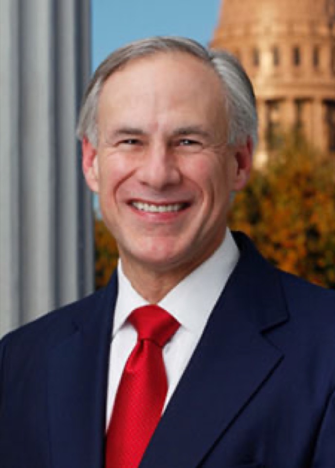 Official portrait of Greg Abbott