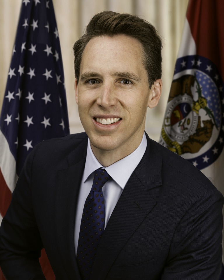 Official portrait of Josh Hawley